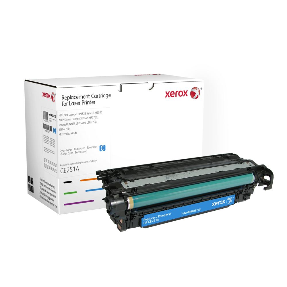 Xerox Replacement Cyan Toner Cartridge For Hp Cp3525 Cm3530 006r03235 Shop Xerox