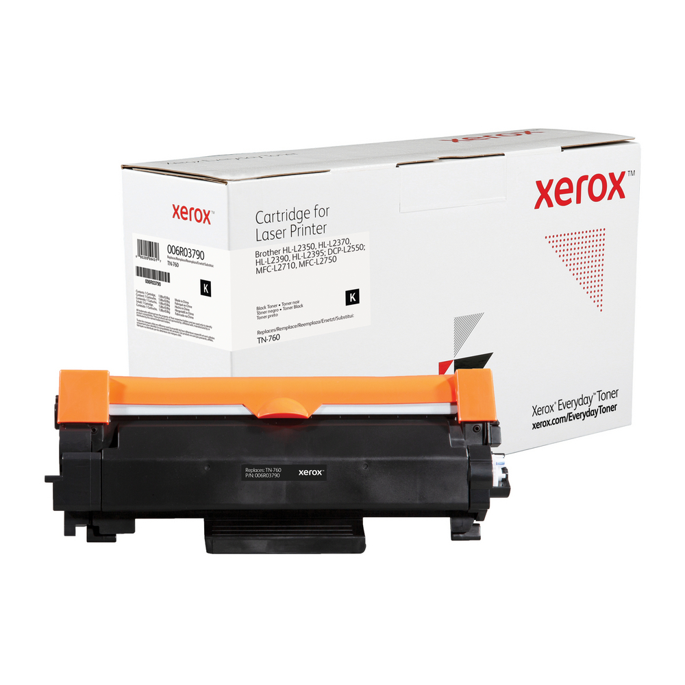 Black Everyday Toner Xerox - replaces Brother TN-760 - 006R03790 - Shop Xerox