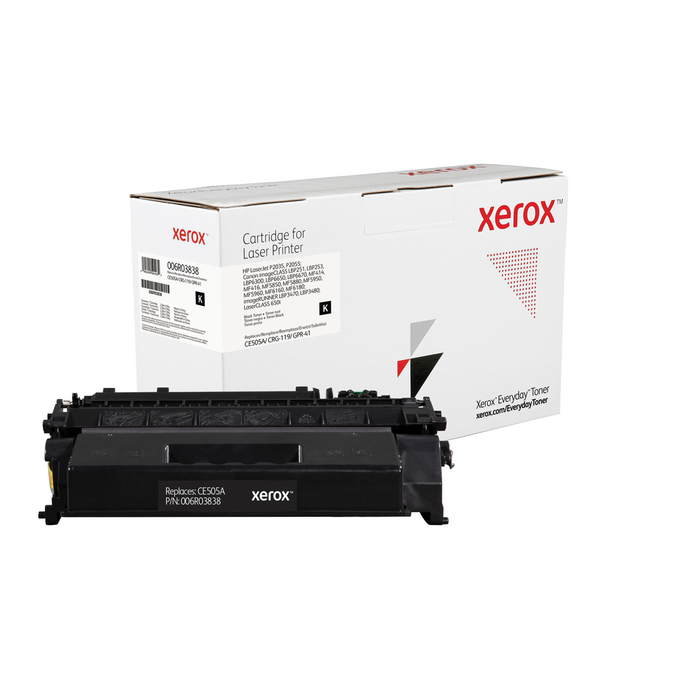 Black Everyday Toner Xerox - replaces HP CE505A, Canon CRG-119, GPR-41 - 006R03838 - Shop Xerox
