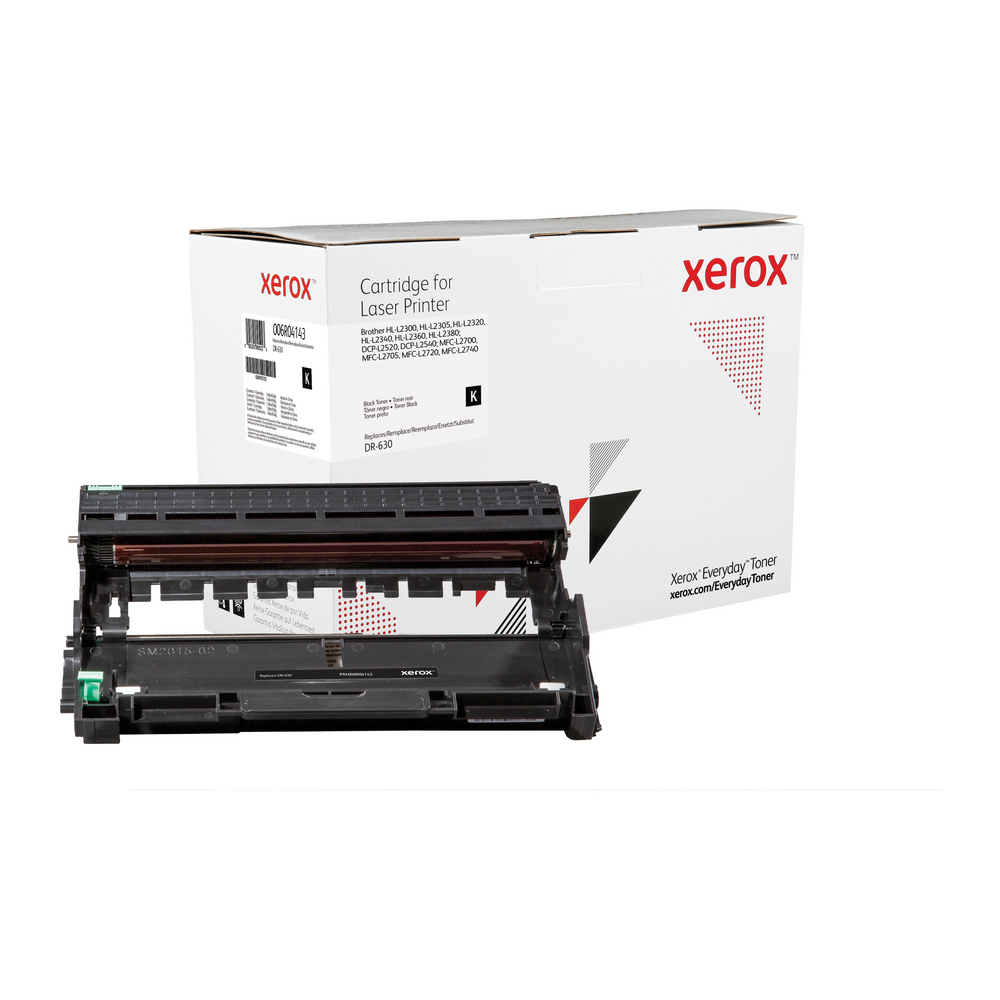 Black Everyday Drum from Xerox - replaces Brother DR-630 - 006R04143 - Xerox