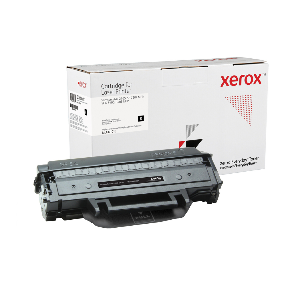 Black Everyday Toner from - replaces Samsung MLT-D101S - 006R04351 - Shop Xerox