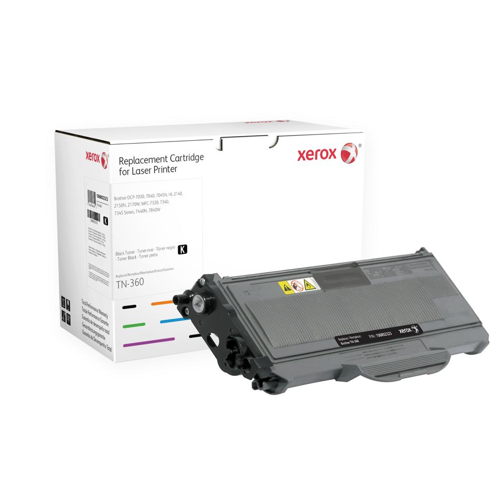 Xerox Replacement Black Toner Cartridge For Brother Tn 360 106r02323 Shop Xerox