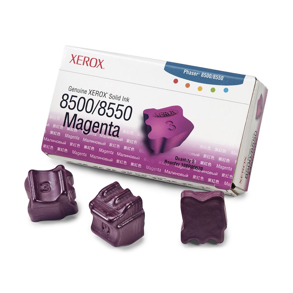 SOLDA FLUOR HP 04/05/06 パウダーセット Phaser 8550 Standard Capacity Solid Ink Sticks - Shop Xerox
