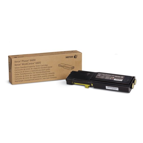 Phaser 6600/WorkCentre 6605 Standard Capacity Yellow Toner Cartridge